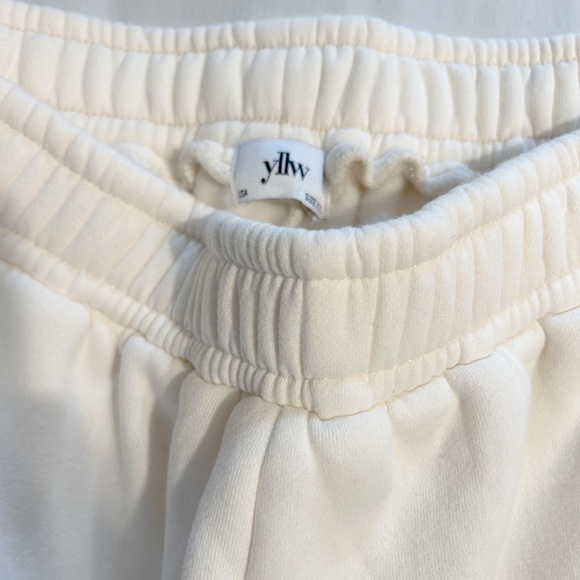 Yellow The Label Watering My Own Grass Sweatpants *NWOT* - Picture 7 of 8